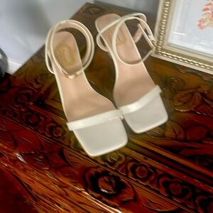 White Dress heels